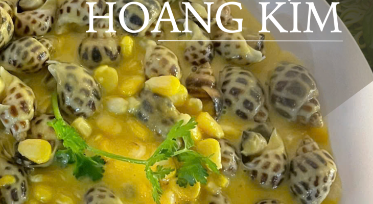 Ốc hương sốt hoàng kim