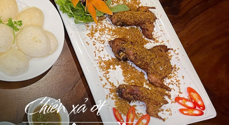 Chuột đồng chiên sả ớt