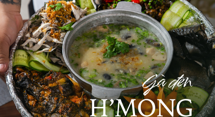 Gà Đen H'mong lên mẹt 5 món