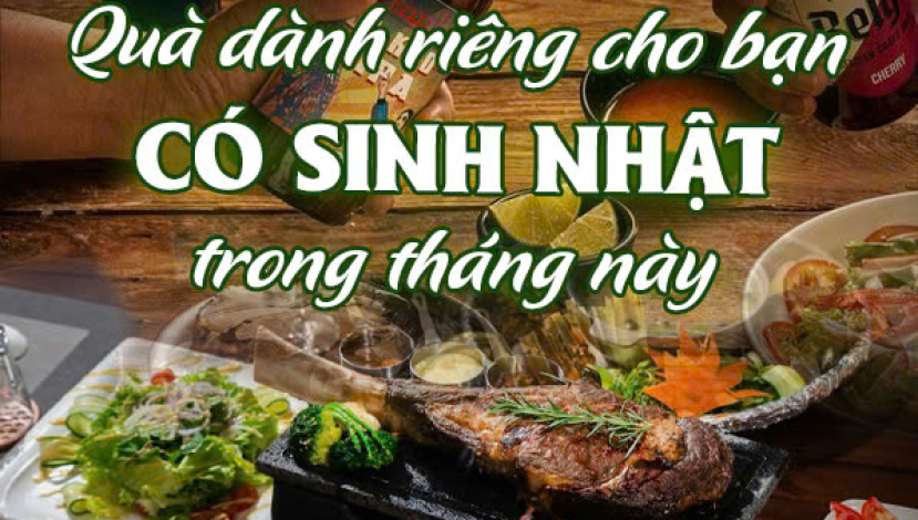 QUÀ DÀNH RIÊNG CHO BẠN CÓ SINH NHẬT TRONG THÁNG NÀY
