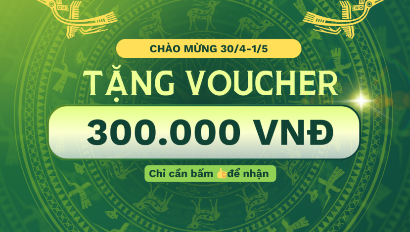 TẶNG VOUCHER 300K - THOẢI MÁI GỌI MÓN